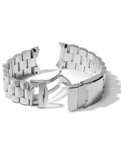 Shinola Shop All Straps|Metal|22mm Monster Stainless Steel 3-Link Bracelet