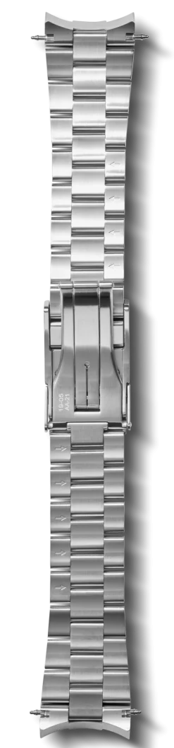 Shinola Shop All Straps|Metal|22mm Monster Stainless Steel 3-Link Bracelet