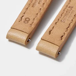 Shinola Shop All Straps|Leather|8mm Leather Watch Strap Natural