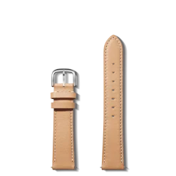 Shinola Shop All Straps|Leather|18mm Leather Watch Strap Natural