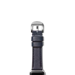 Shinola Shop All Straps|Apple Watch® Compatible|20mm Navy Leather Apple Watch Strap