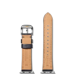 Shinola Shop All Straps|Apple Watch® Compatible|20mm Navy Leather Apple Watch Strap