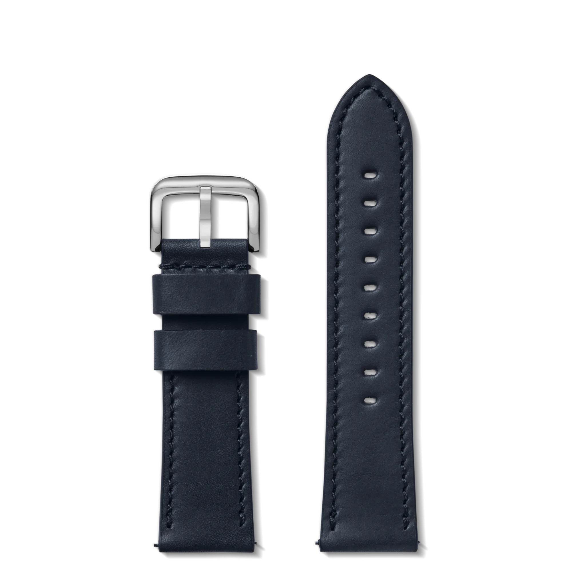 Shinola Shop All Straps|24Mm|24mm Navy Leather Watch Strap