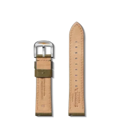 Shinola Shop All Straps|Leather|20mm Leather Watch Strap Olive
