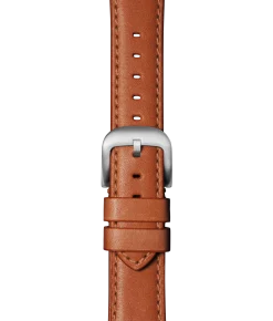 Shinola Shop All Straps|Apple Watch® Compatible|20mm Orange Leather Apple Watch Strap