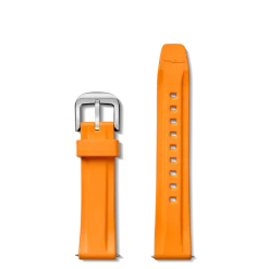 Shinola Rubber|Shop All Straps|20mm Rubber Watch Strap Orange