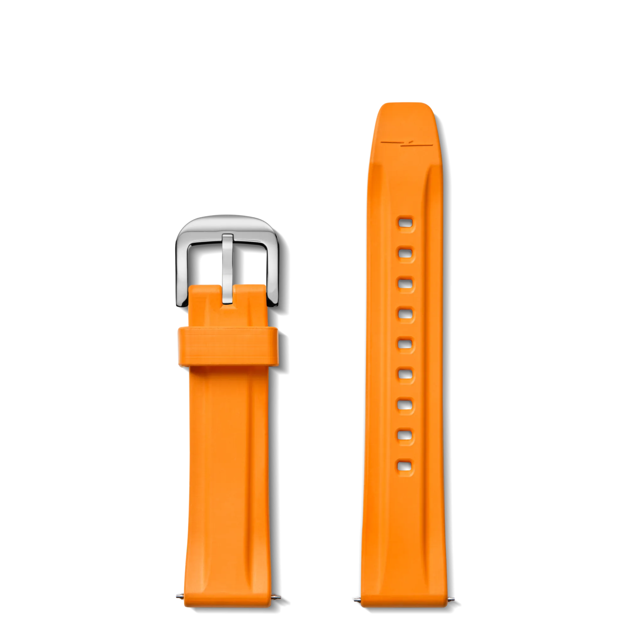 Shinola Rubber|Shop All Straps|20mm Rubber Watch Strap Orange