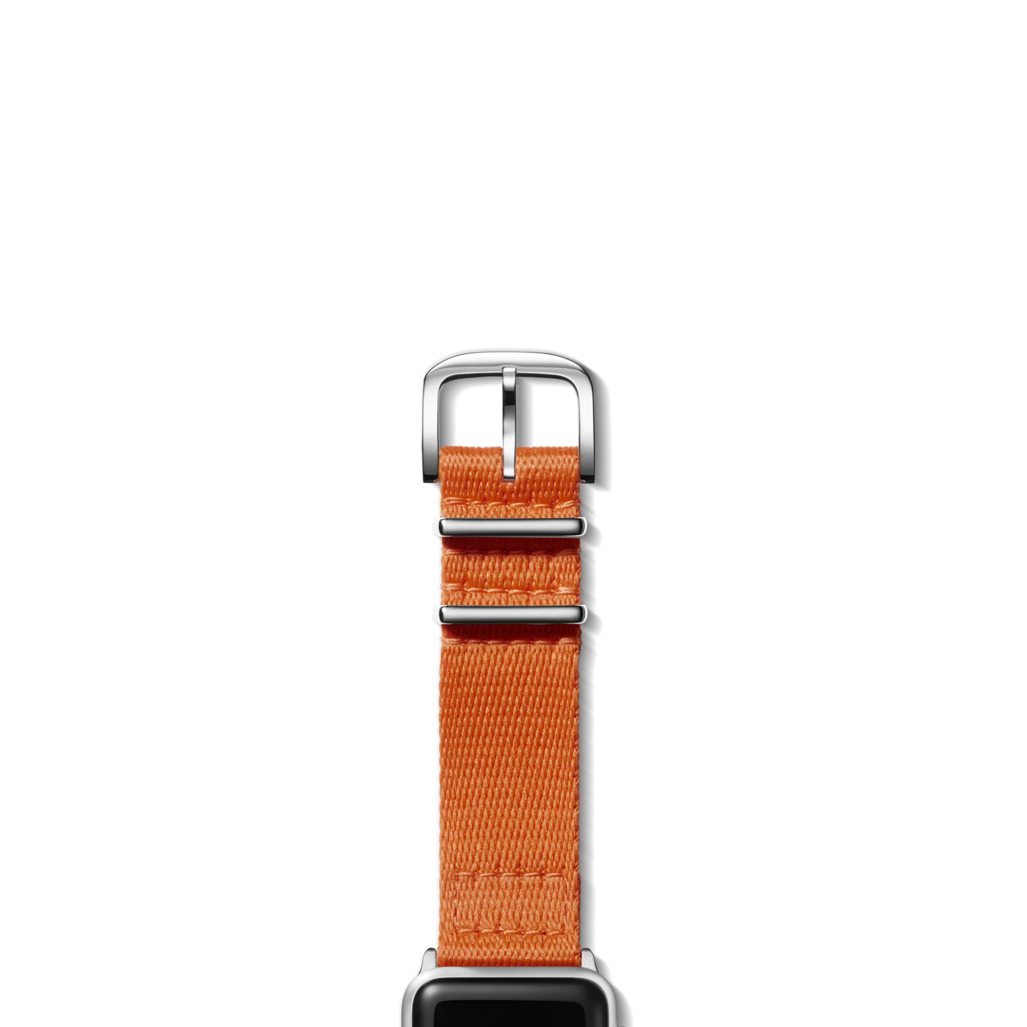 Shinola Shop All Straps|Apple Watch® Compatible|20mm Orange Split Nylon Apple Watch Strap
