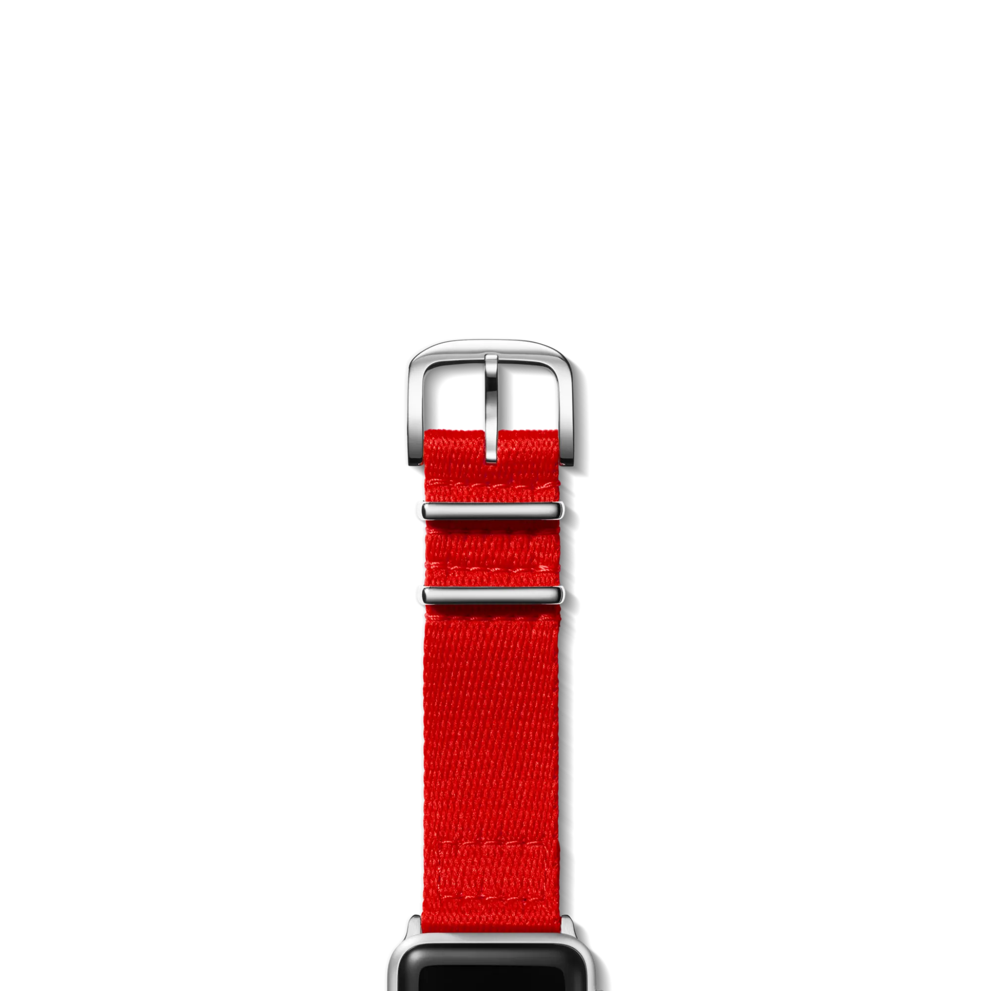 Shinola Apple Watch® Compatible|Nylon|20mm Red Split Nylon Apple Watch Strap