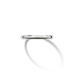Shinola Rings|Engravable|2mm Round Band White Gold