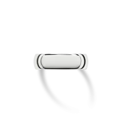 Shinola Rings|Engravable|6mm Round Band White Gold