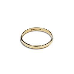 Shinola Rings|Engravable|2mm Round Band Yellow Gold