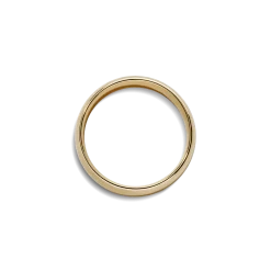 Shinola Rings|Engravable|6mm Round Band Yellow Gold