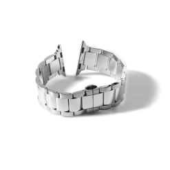Shinola Metal|Apple Watch® Compatible|20mm Stainless Steel 3-Link Apple Watch Bracelet