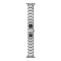 Shinola Metal|Apple Watch® Compatible|20mm Stainless Steel 3-Link Apple Watch Bracelet