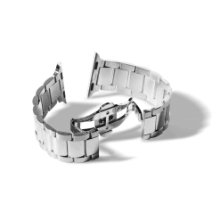 Shinola Metal|Apple Watch® Compatible|20mm Stainless Steel 3-Link Apple Watch Bracelet