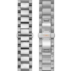 Shinola Shop All Straps|Silver Bracelets|20mm Stainless Steel 3-Link Bracelet