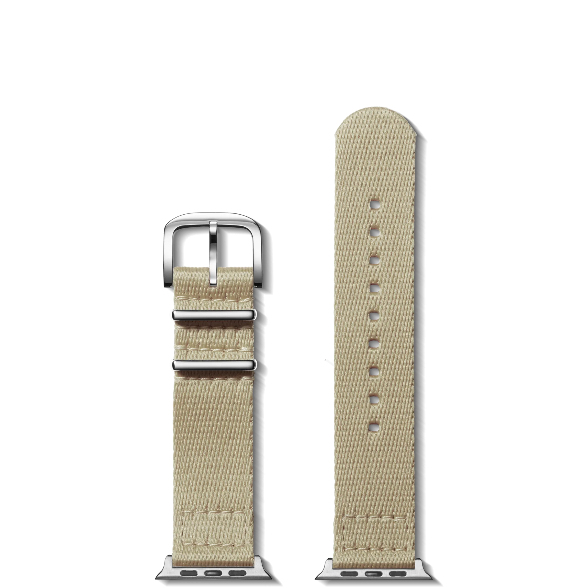 Shinola Apple Watch® Compatible|Nylon|20mm Tan Split Nylon Apple Watch Strap