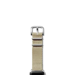 Shinola Apple Watch® Compatible|Nylon|20mm Tan Split Nylon Apple Watch Strap