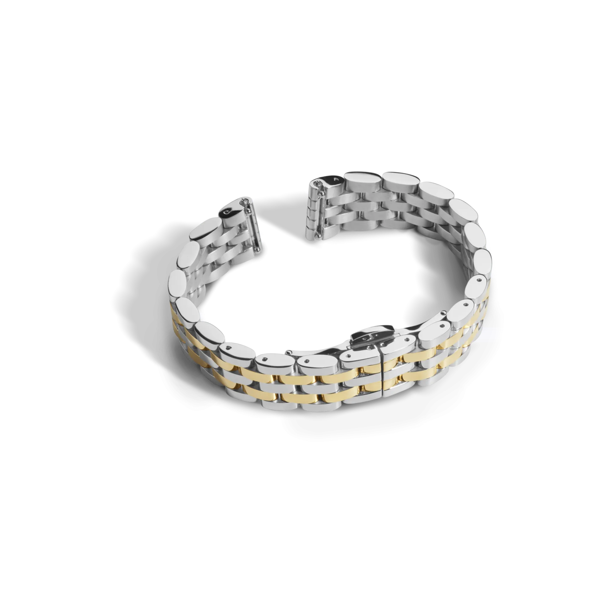 Shinola 14Mm|Metal|14mm Two-Tone 5-Link Bracelet