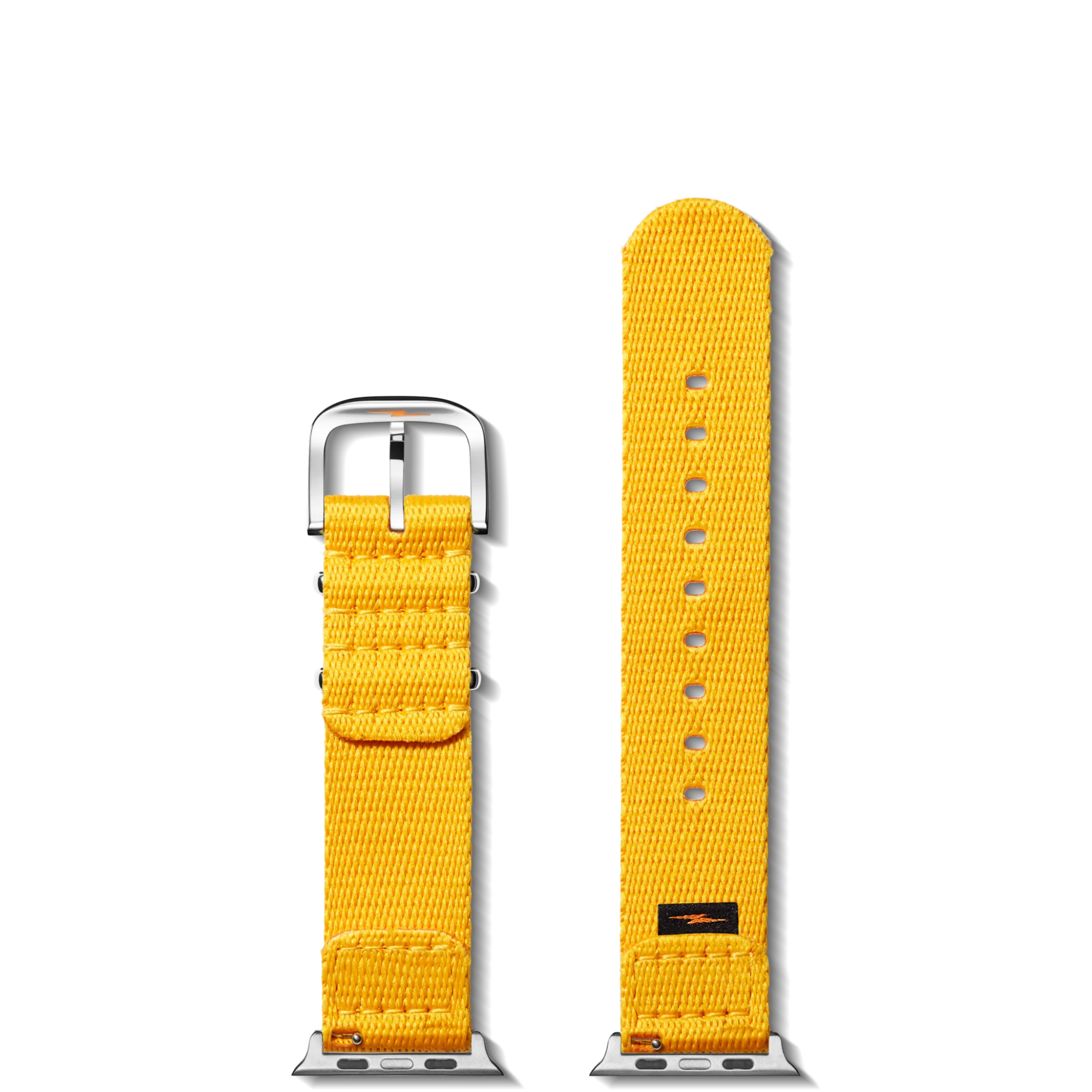 Shinola Shop All Straps|Apple Watch® Compatible|20mm Yellow Split Nylon Apple Watch Strap