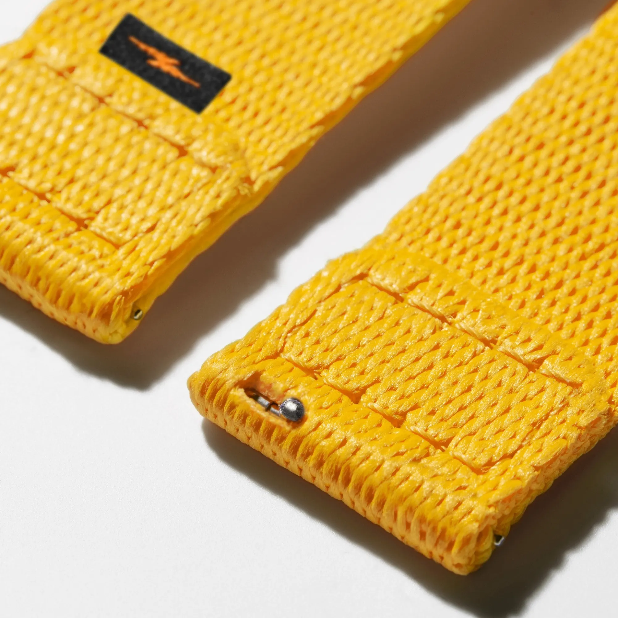 Shinola Shop All Straps|Apple Watch® Compatible|20mm Yellow Split Nylon Apple Watch Strap