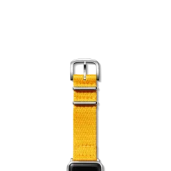 Shinola Shop All Straps|Apple Watch® Compatible|20mm Yellow Split Nylon Apple Watch Strap
