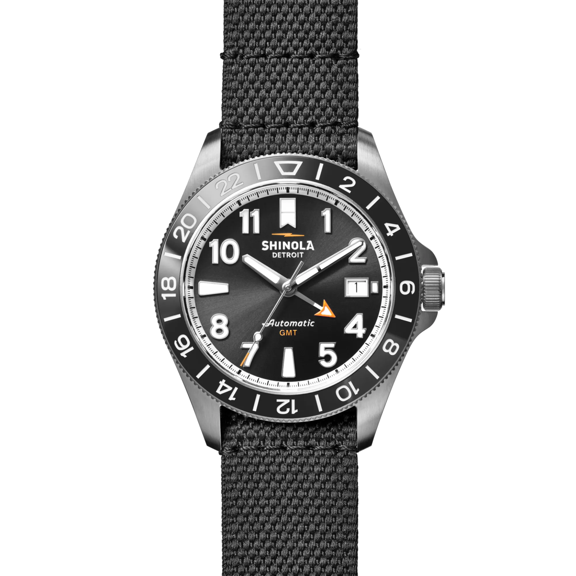 Shinola Automatic Watches|Automatic Watches|Monster GMT Automatic Watch Black