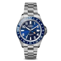 Shinola Automatic Watches|Automatic Watches|Monster GMT Automatic Watch Navy