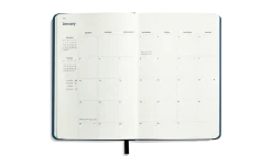 Shinola Shop All Stationery|Journals|2026 12 Month Runwell Planner Indigo