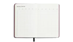 Shinola Shop All Stationery|Journals|2026 12 Month Runwell Planner Merlot