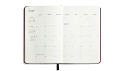 Shinola Shop All Stationery|Journals|2026 12 Month Runwell Planner Merlot