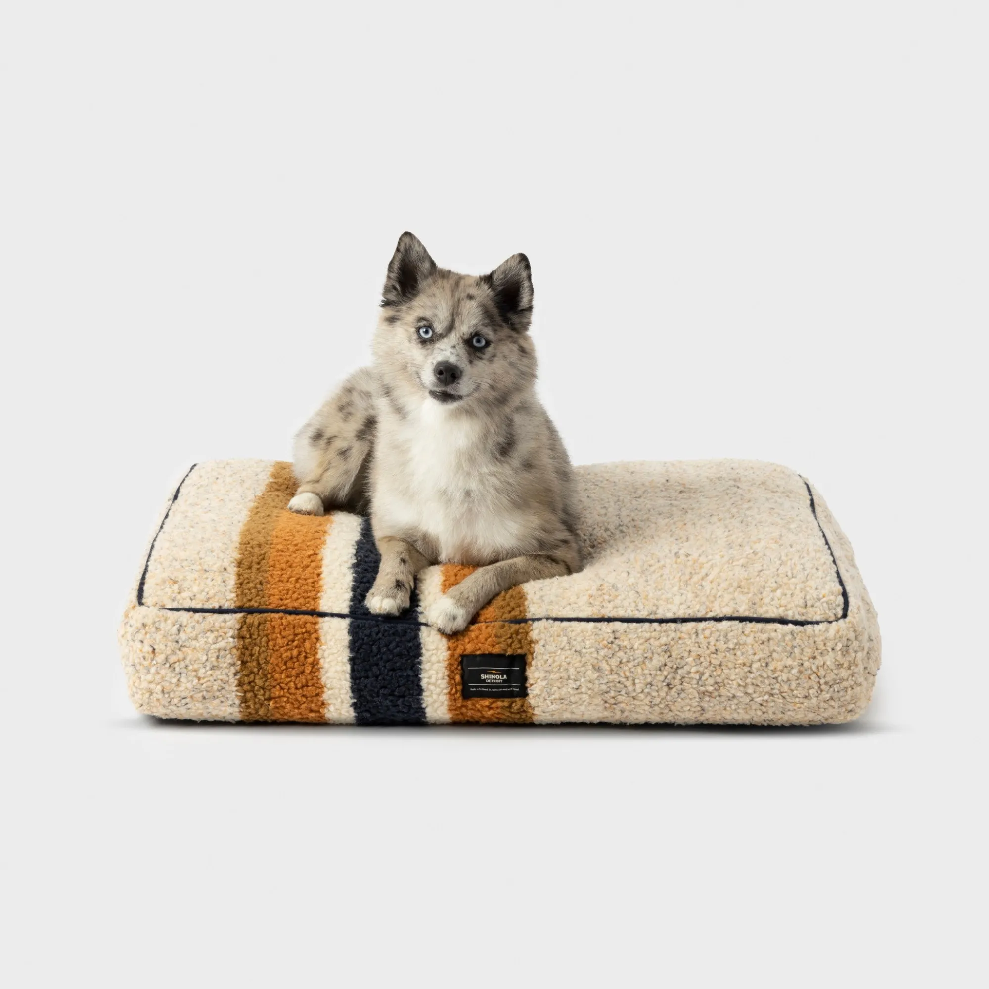 Shinola Shop All|Shop All Home|Napper Pillow Dog Bed Oat Stripe