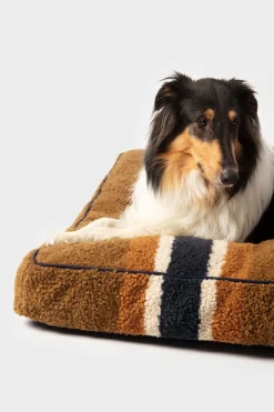 Shinola Shop All|Shop All Home|Napper Pillow Dog Bed Tan Stripe