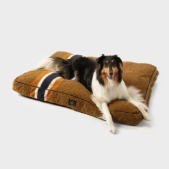 Shinola Shop All|Shop All Home|Napper Pillow Dog Bed Tan Stripe
