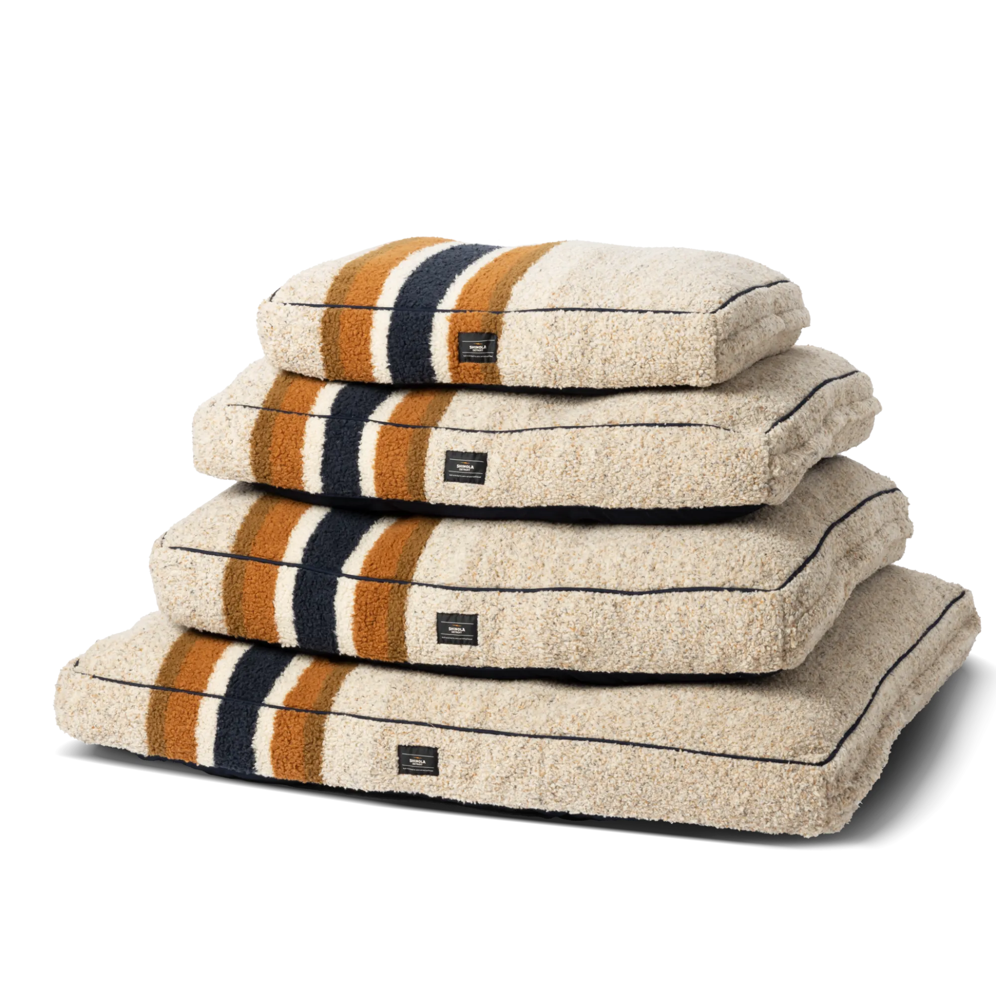 Shinola Shop All|Shop All Home|Napper Pillow Dog Bed Tan Stripe