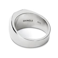 Shinola Rings|Natural Stones|Octagonal Signet Ring Lapis