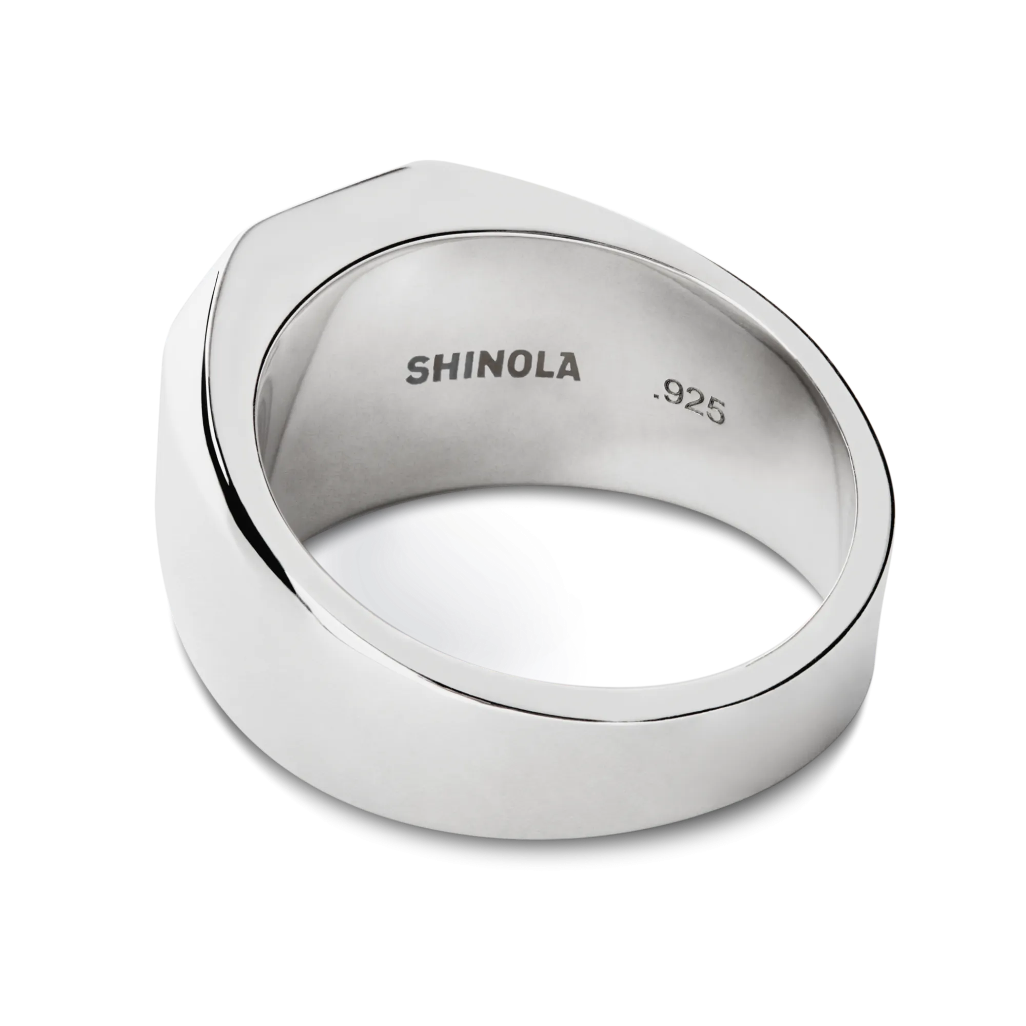 Shinola Rings|Natural Stones|Octagonal Signet Ring Lapis