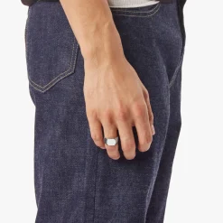 Shinola Rings|Engravable|Octagonal Signet Ring Sterling Silver
