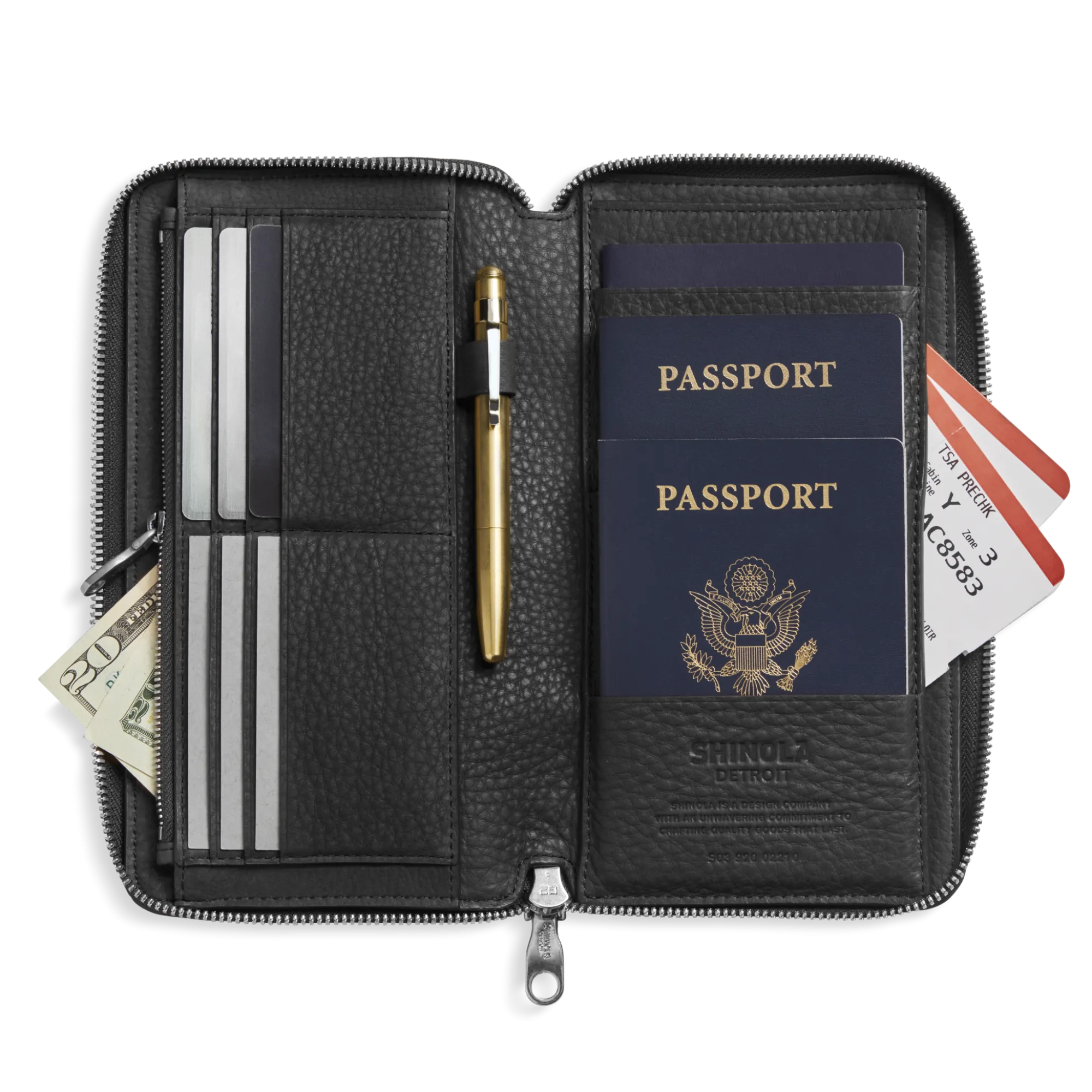 Shinola Shop All Men'S Leather & Bags|Wallets|Organizer Wallet Black
