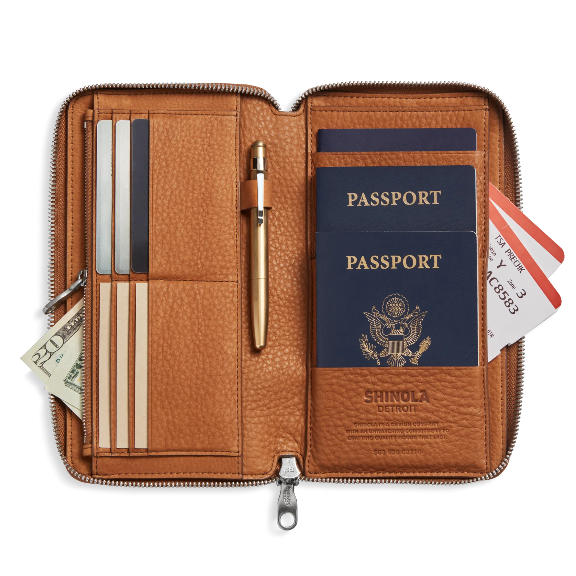 Shinola Best Sellers|Best Sellers|Organizer Wallet Tan