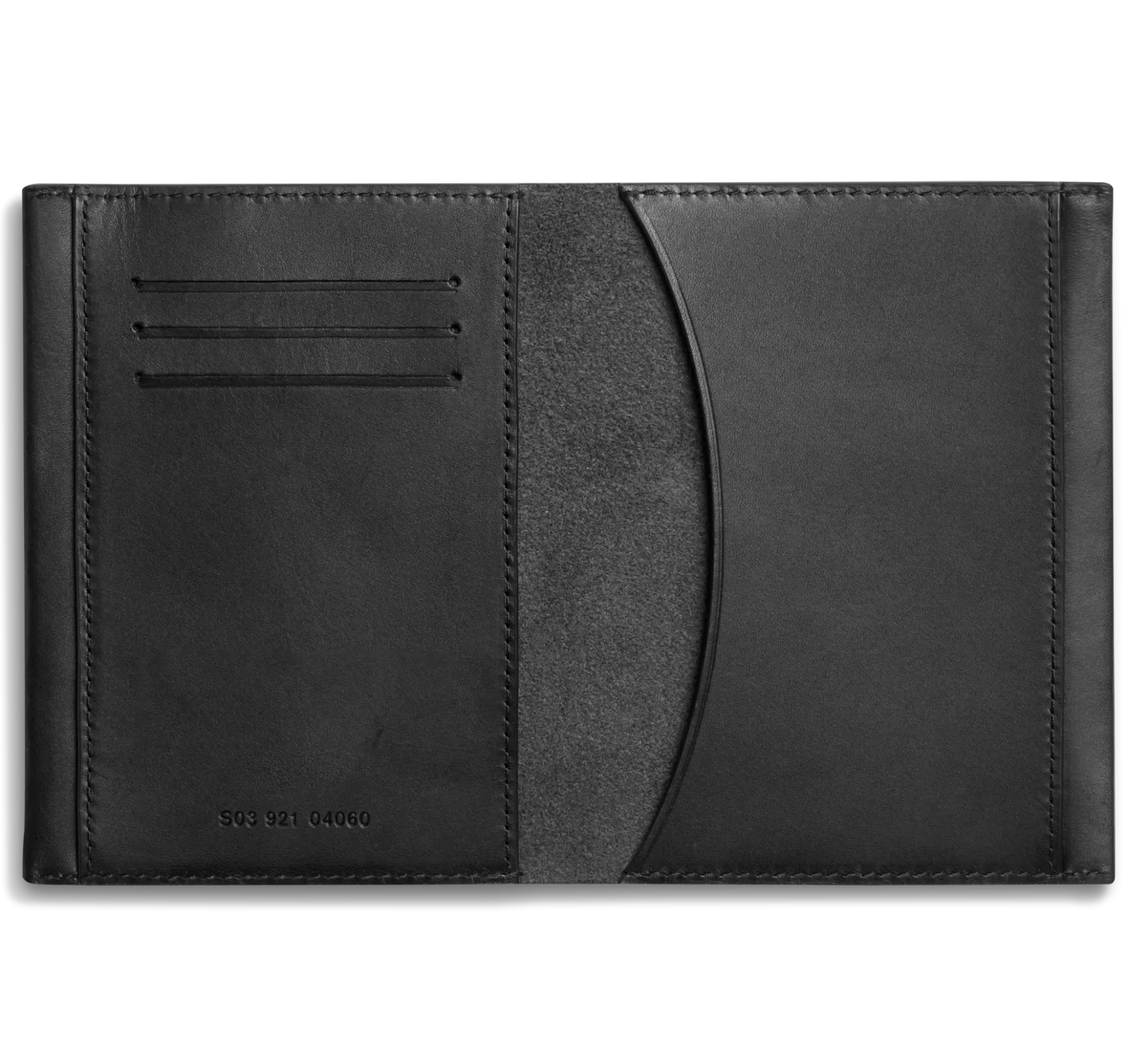 Shinola Monogrammable|Personalizable|Passport Holder Black