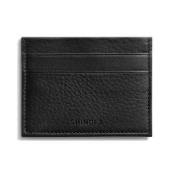 Shinola Monogrammable|Personalizable|5 Pocket Card Holder Black