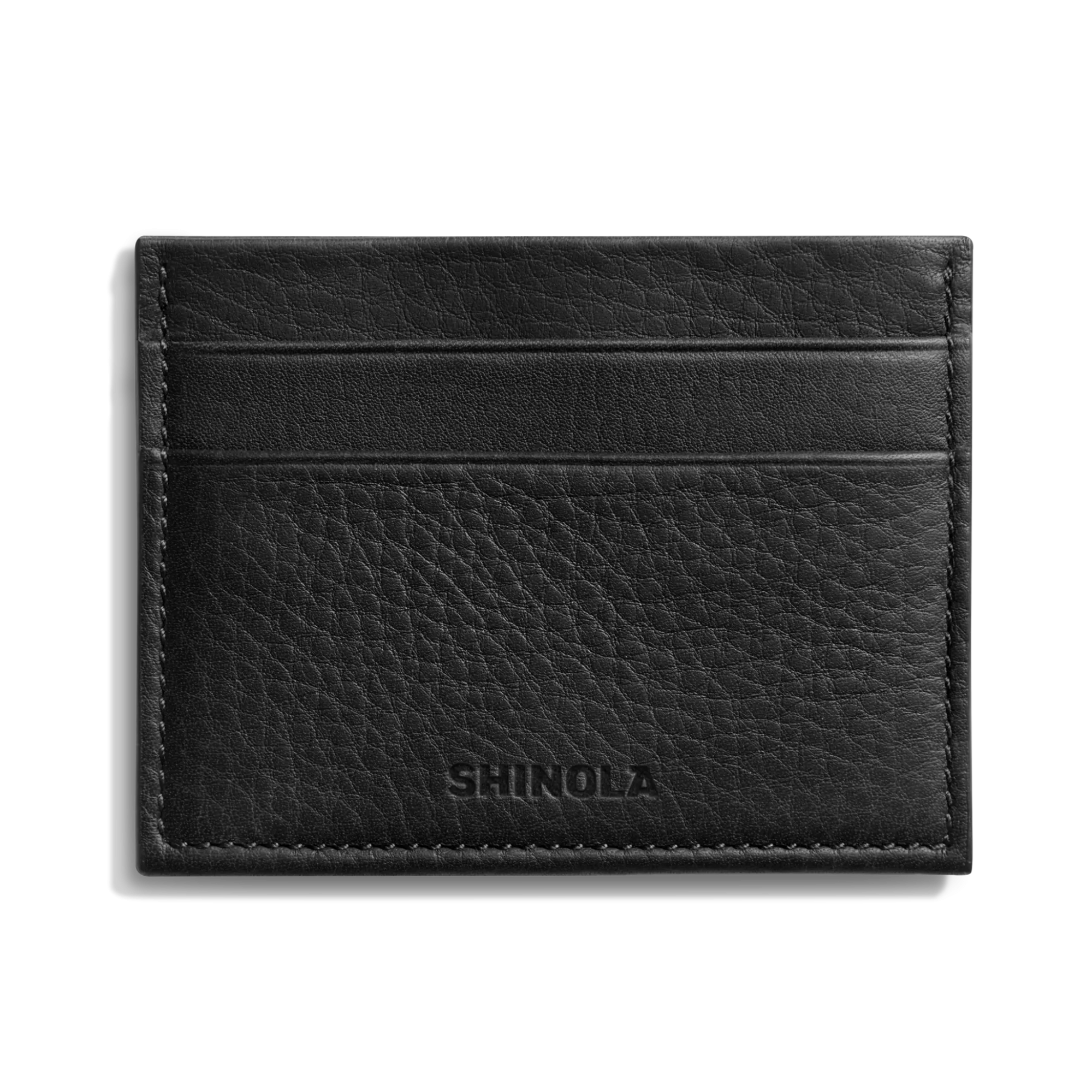 Shinola Monogrammable|Personalizable|5 Pocket Card Holder Black