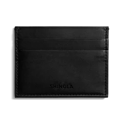 Shinola Monogrammable|Personalizable|5 Pocket Card Holder Black
