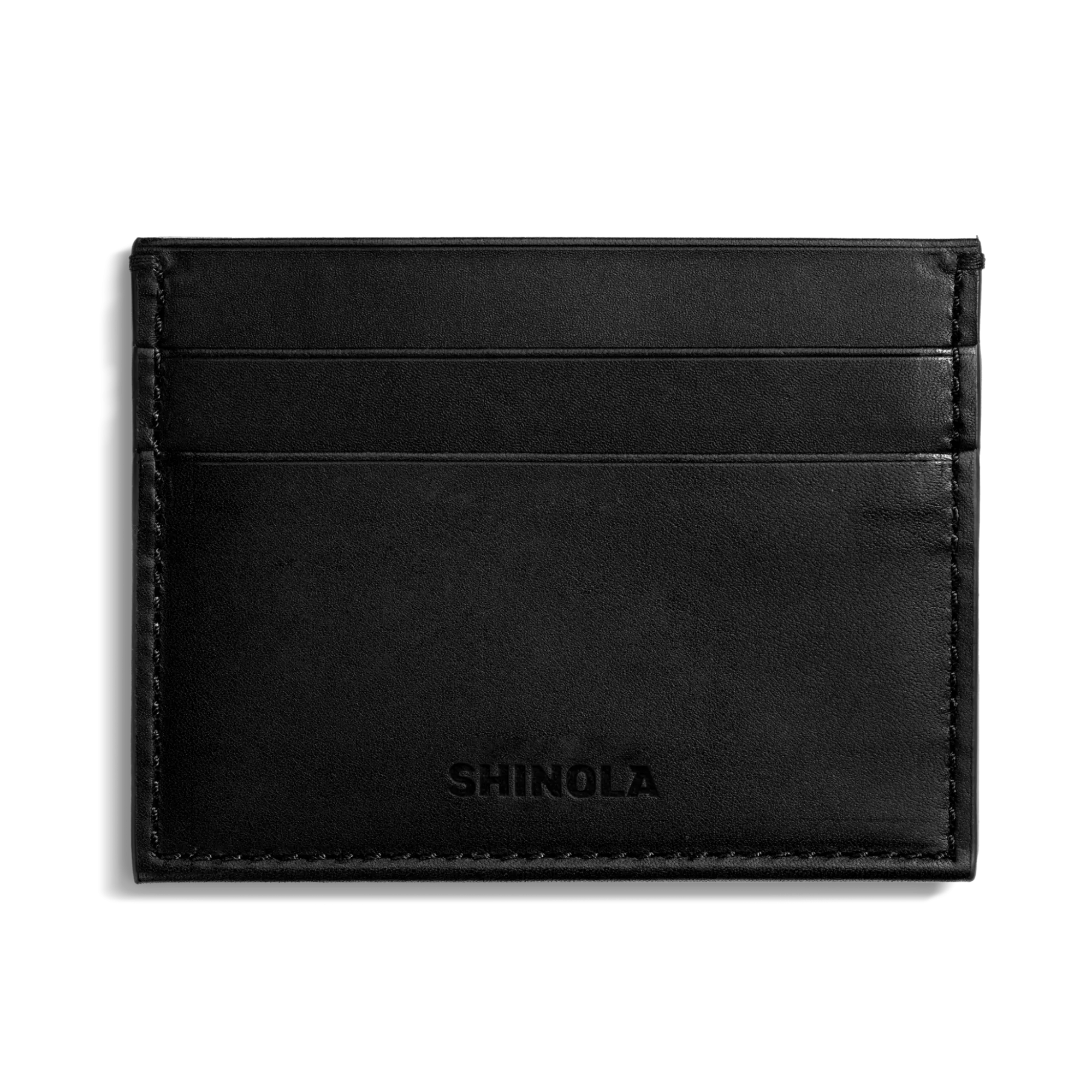 Shinola Monogrammable|Personalizable|5 Pocket Card Holder Black