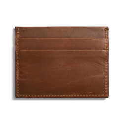 Shinola Best Sellers|Monogrammable|5 Pocket Card Holder Medium Brown