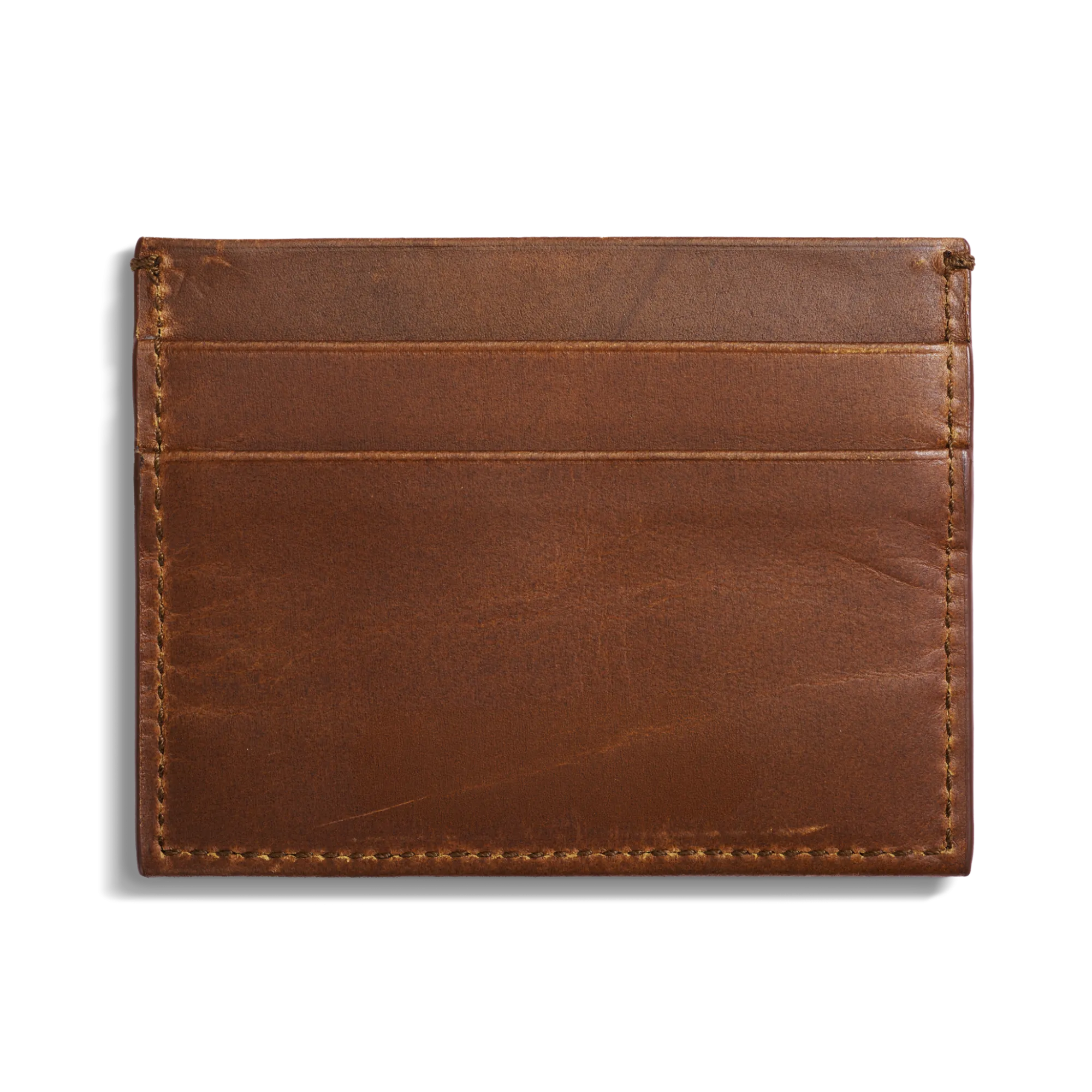 Shinola Best Sellers|Monogrammable|5 Pocket Card Holder Medium Brown