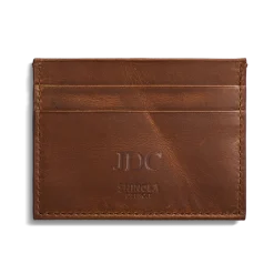Shinola Best Sellers|Monogrammable|5 Pocket Card Holder Medium Brown