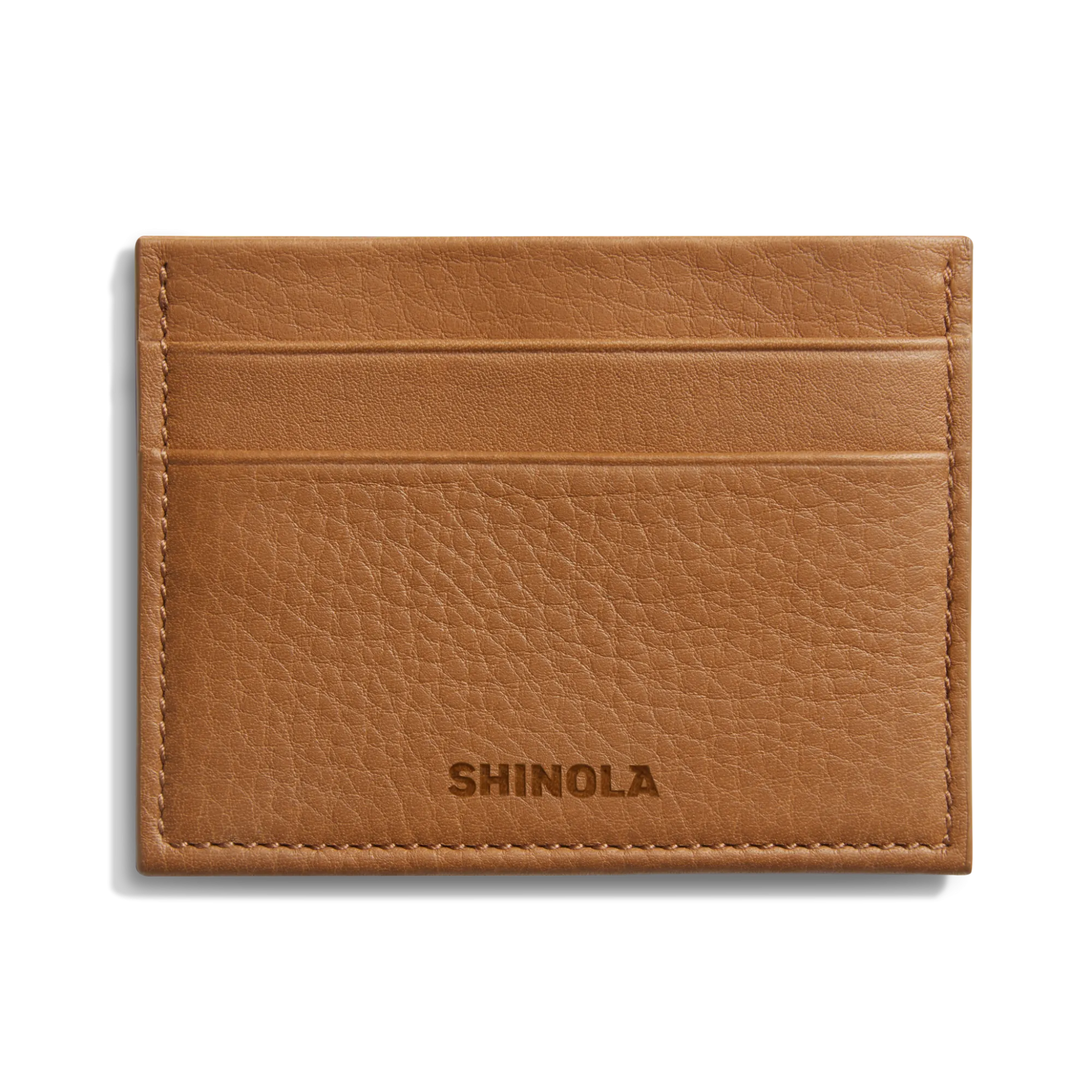 Shinola Monogrammable|Personalizable|5 Pocket Card Holder Tan